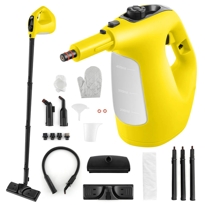 Multi-Surface Handheld Steam Cleaner with Safety Lock-