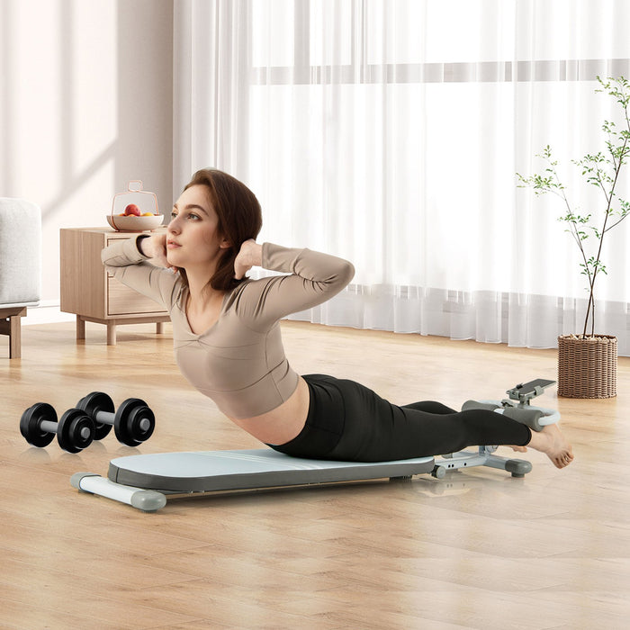 Multifunctional Sit Up Bench with 3 Gear Adjustable Angles and Length-