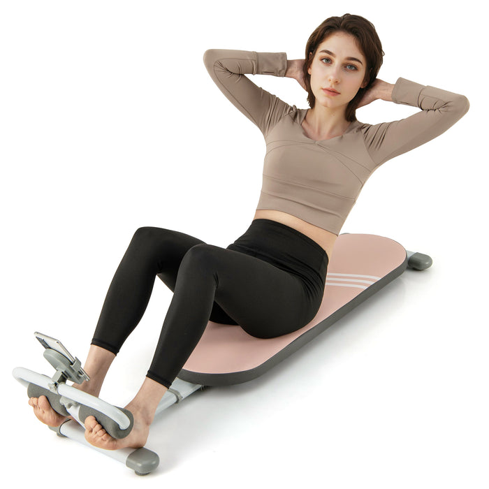 Multifunctional Sit Up Bench with 3 Gear Adjustable Angles and Length-