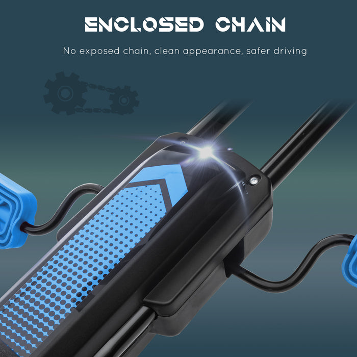 Kids' Blue Pedal Go-Kart - Adjustable Seat & Inflatable Tires for Smooth Rides - Fun Outdoor Activity for Children