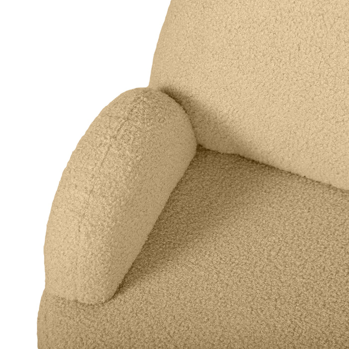 Bear Shaped Toddler Armchair - Plush Kids Chair for Playroom, Bedroom, Living Room - Ideal for Ages 18 Months to 3 Years in Khaki