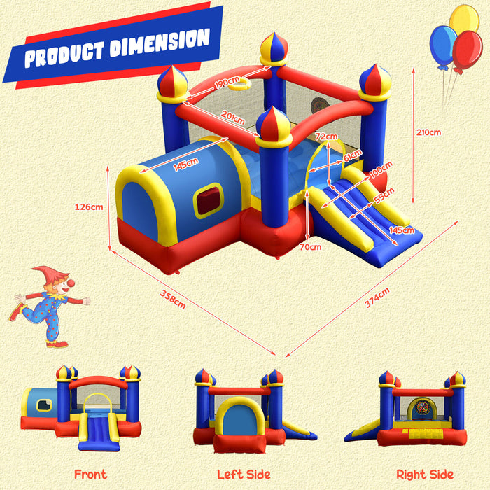 Festival Inflatable Bounce Castle with Carrying Bag without Blower