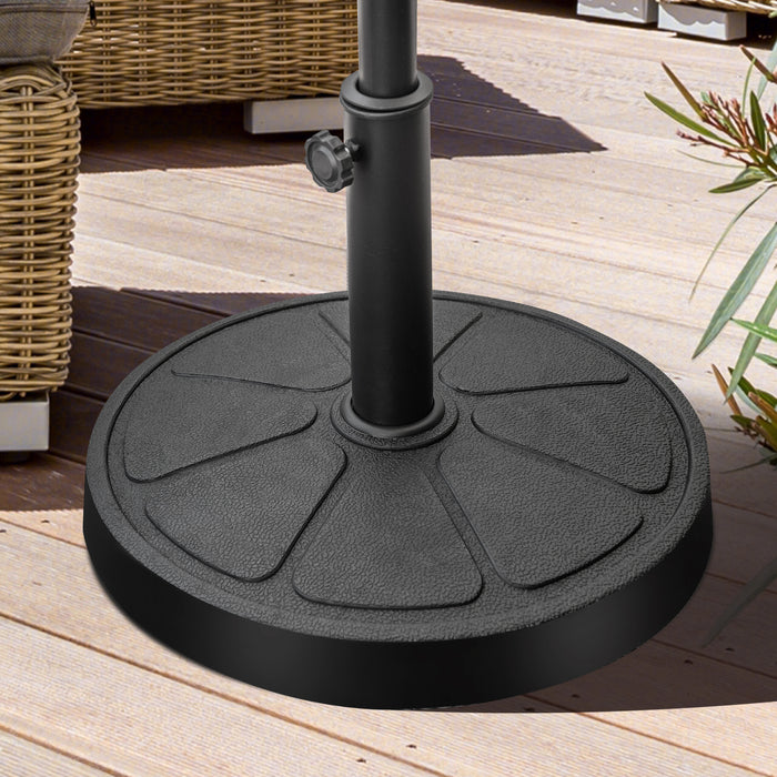 Outdoor Umbrella Base, 14kg - Heavy-Duty Design for Garden and Patio Use - Perfect for Providing Stability to Your Outdoor Umbrellas