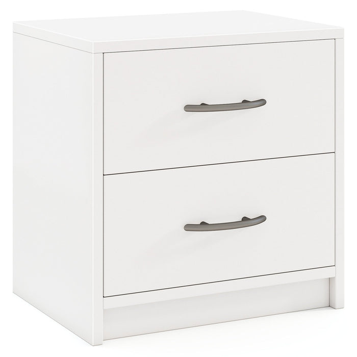 2-Drawer Nightstand with Storage for Living Room Bedroom-