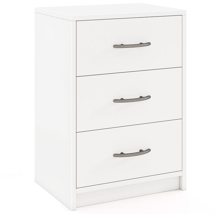 3-Drawer Nightstand with Storage for Living Room Bedroom-