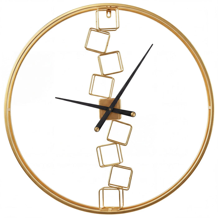 Nordic Style Large Wall Clock Battery-Operated for Living Room Bedroom-