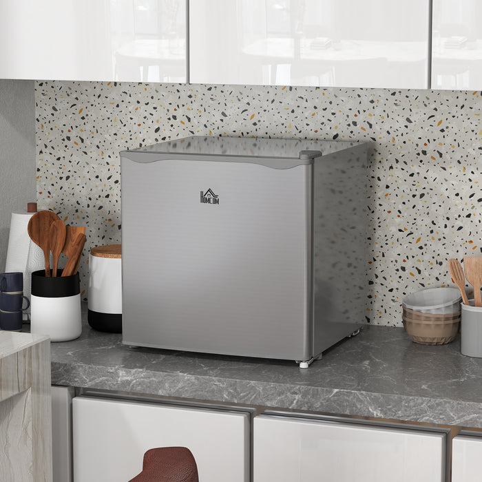 HOMCOM 35L Mini Freezer, -24℃ to -14℃ Temperature - Grey | Aosom UK