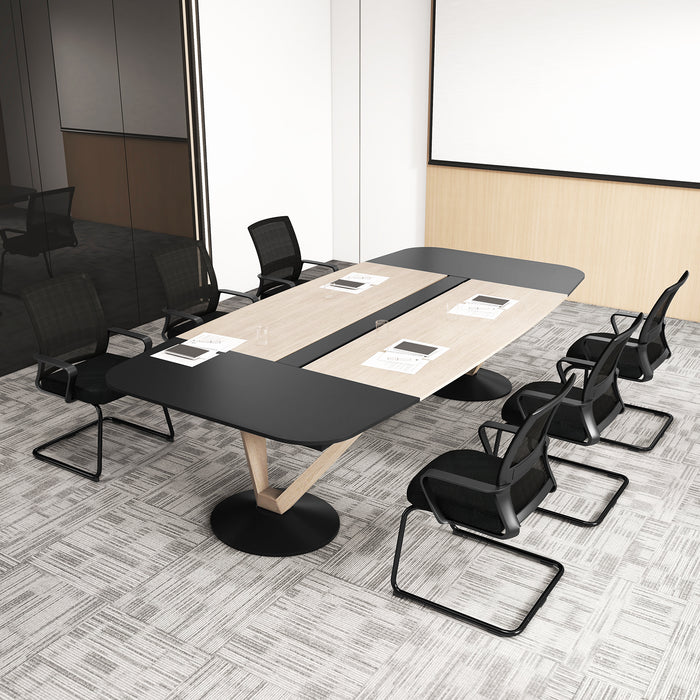 Office Guest Chair Set of 4 with Lumbar Support and Sled Base-