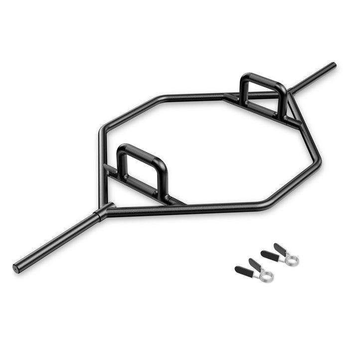 Olympic Hex Trap Bar with Flat or Raised Knurled Handles-