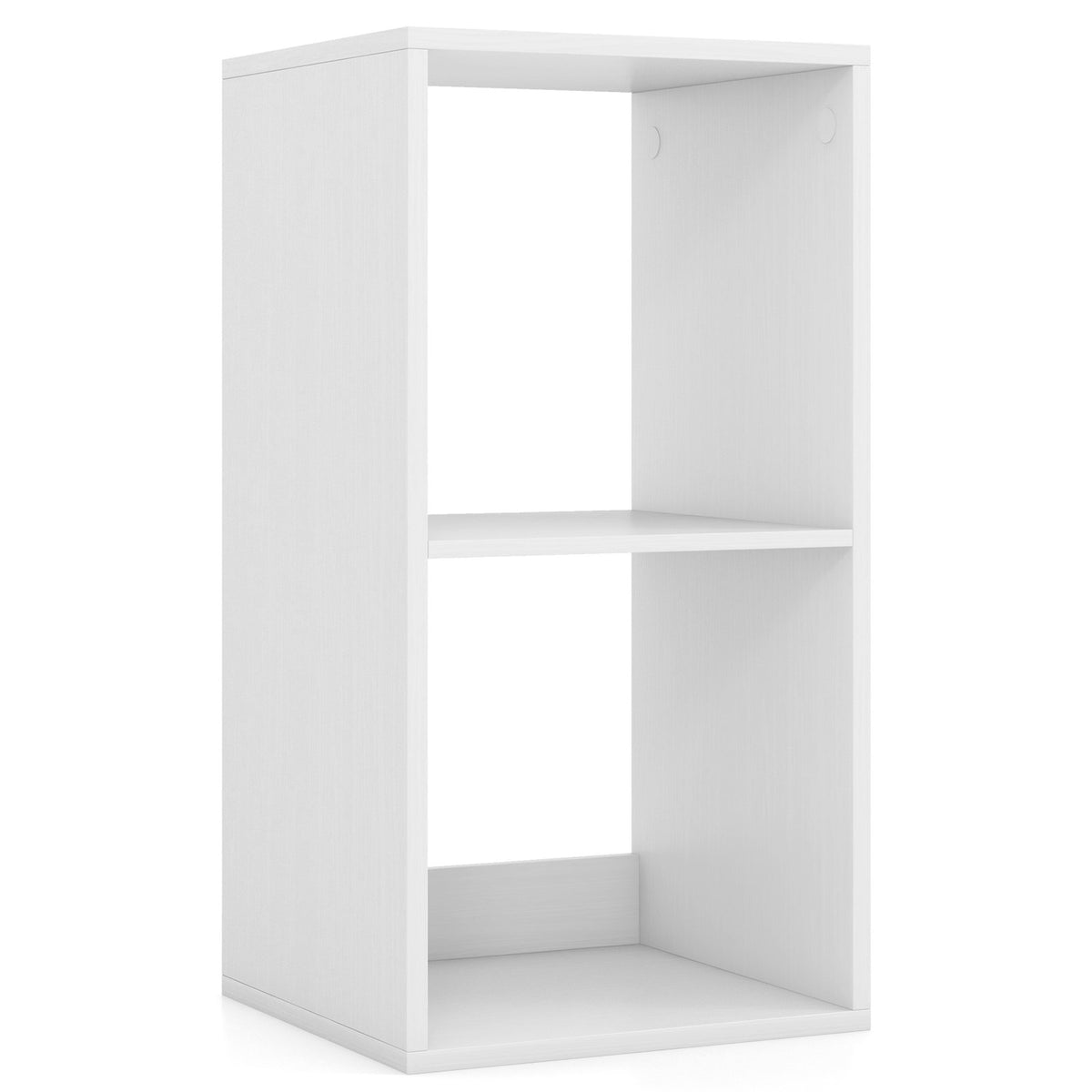 Open Back 2-tier Bookshelf with Anti-toppling Kit-