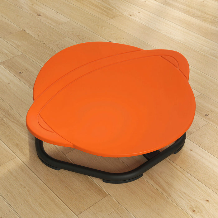 AIYAPLAY Planet-Shaped-kids Swivel Chair, Sensory Spinning Chair for Balance, Coordination Training, Orange