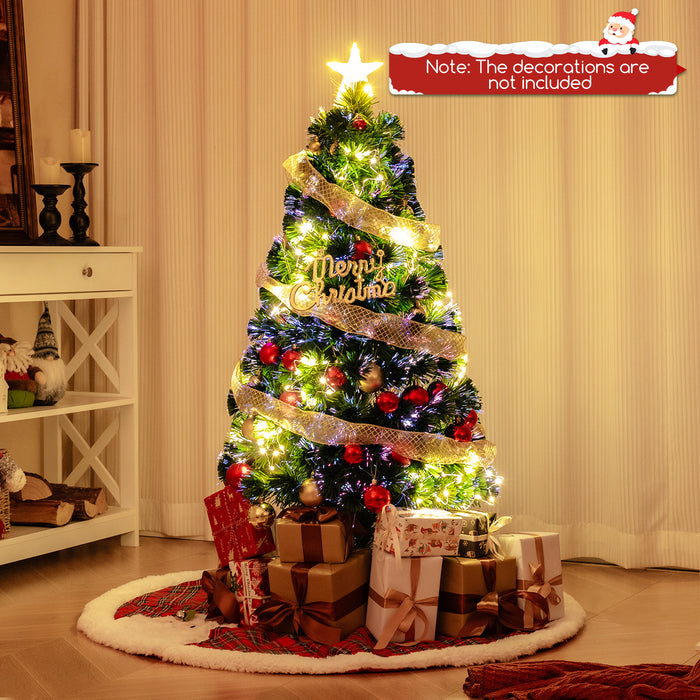 Optical Fiber Christmas Tree Pre-Lit Artificial Xmas Tree-
