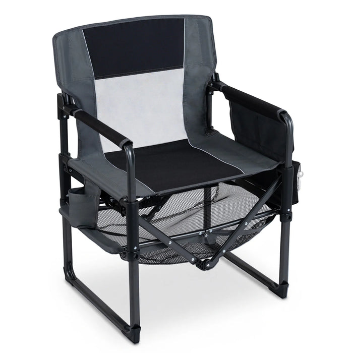 Outdoor Camping Chair with Cup Holder and Side Pocket-