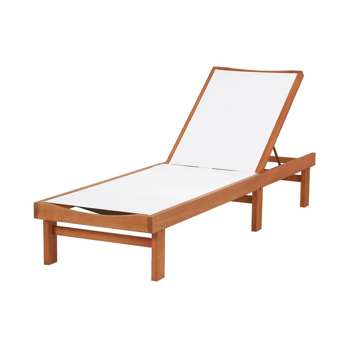 Outdoor Patio Fabric Chaise Lounge Chair 5-