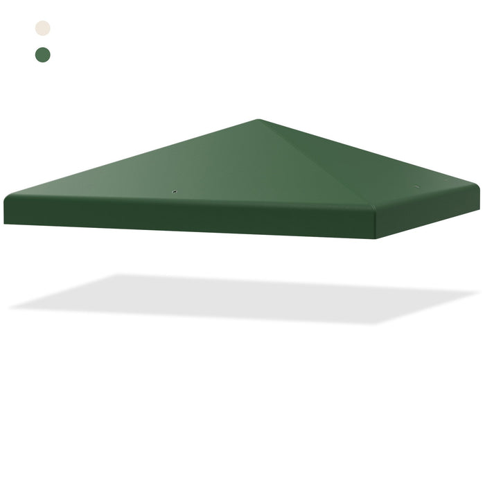 Outdoor Patio Pavilion Cover with Hook and Loop Fastener-Dark Green