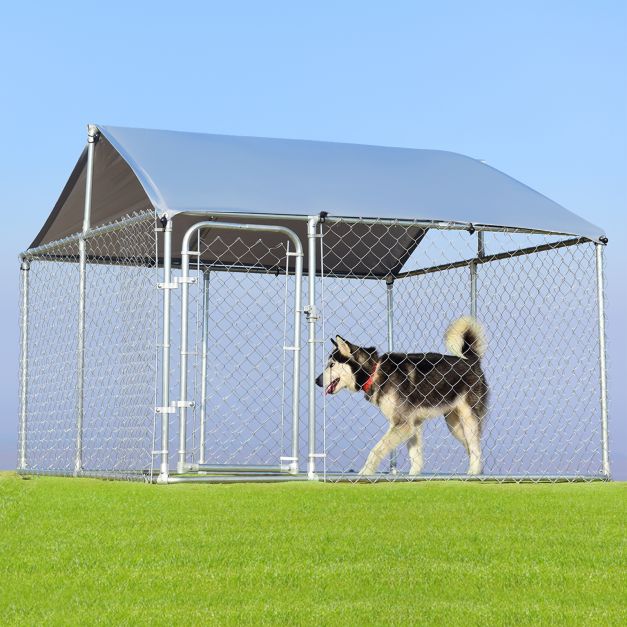Pet Paradise Outdoor Playpen - All-Weather Enclosure with Roof & Door - Ideal for Dogs and Pets for Safe Outdoor Enjoyment