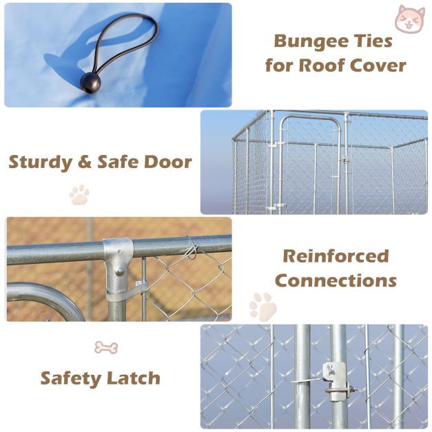 Pet Paradise Outdoor Playpen - All-Weather Enclosure with Roof & Door - Ideal for Dogs and Pets for Safe Outdoor Enjoyment