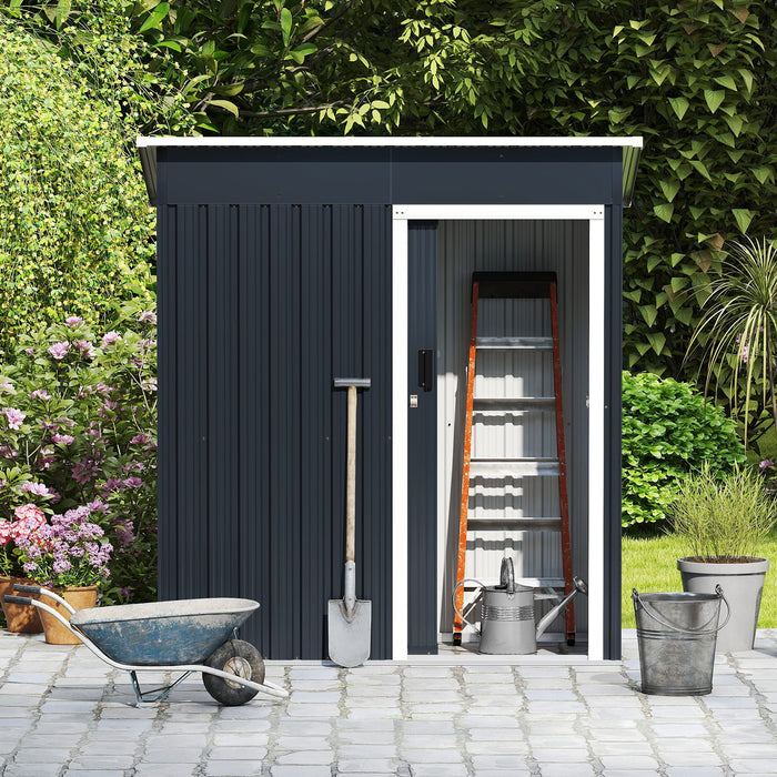 Outdoor Storage Shed All-Weather Color Steel Garden Shed-