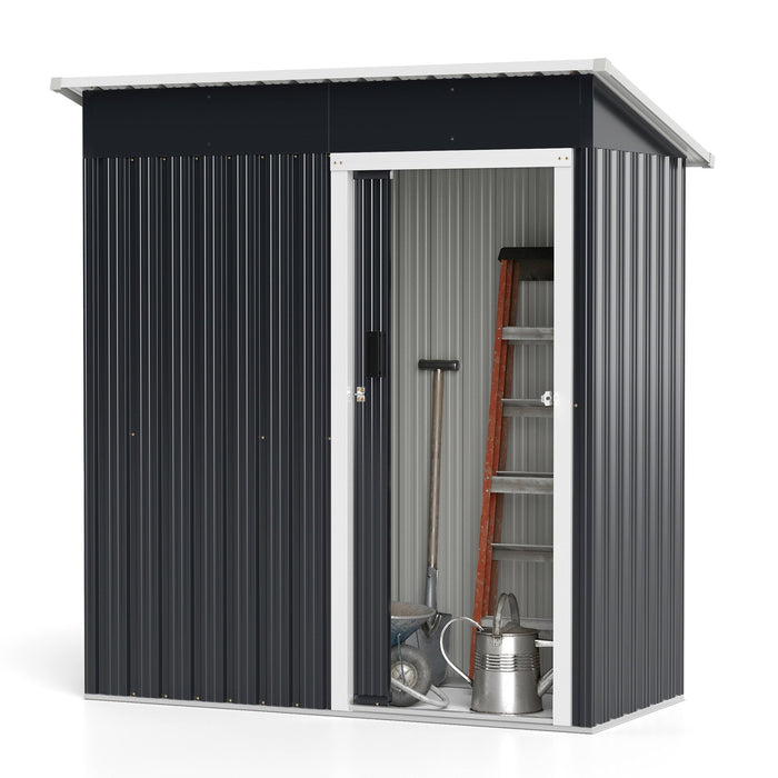 Outdoor Storage Shed All-Weather Color Steel Garden Shed-