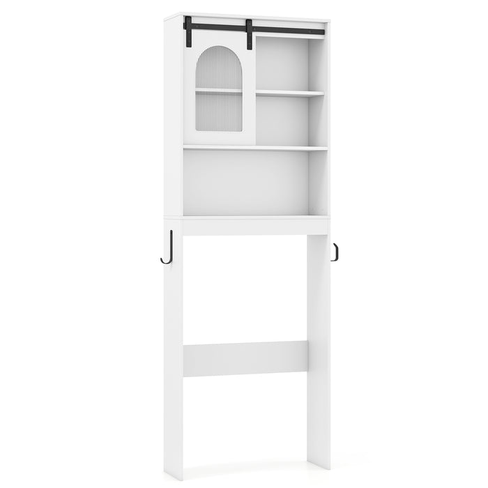 Over the Toilet Storage Cabinet with Toilet Paper Holder-