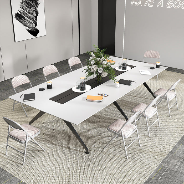 Padded Party Chairs with Metal Frame for Indoor Outdoor Use-Beige