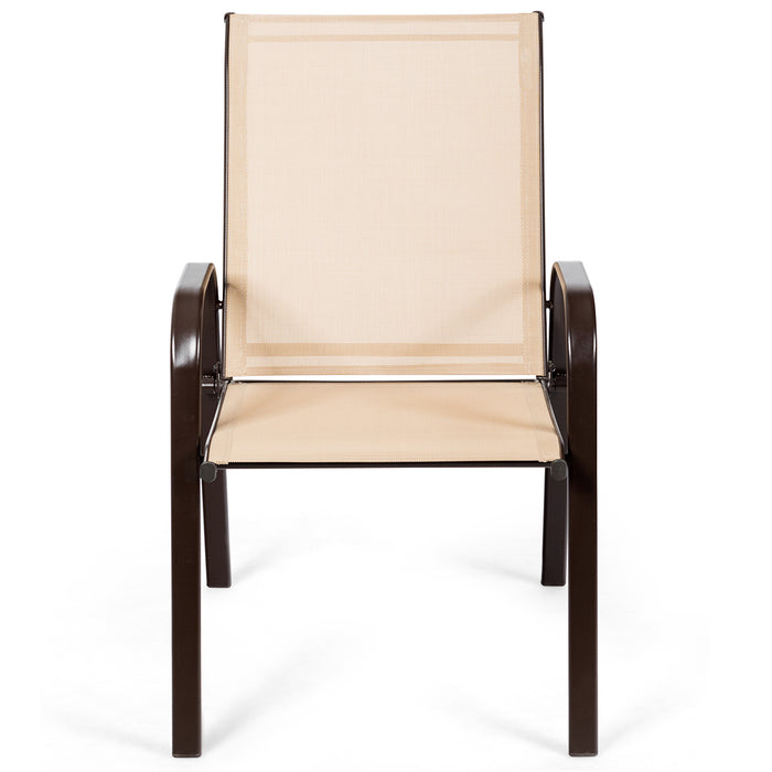 Patio Outdoor Camping Chairs Set - 2 Piece with Breathable Fabric - Ideal for Garden Relaxation and Adventurous Campers