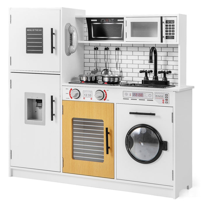 Play Kitchen Toy Set with Oven and Washing Machine for Aged 3+ Years Old-