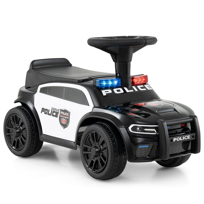Police Kids Push Ride on Car with Steering Wheel and Siren Sounds for Kids Aged 18M+-