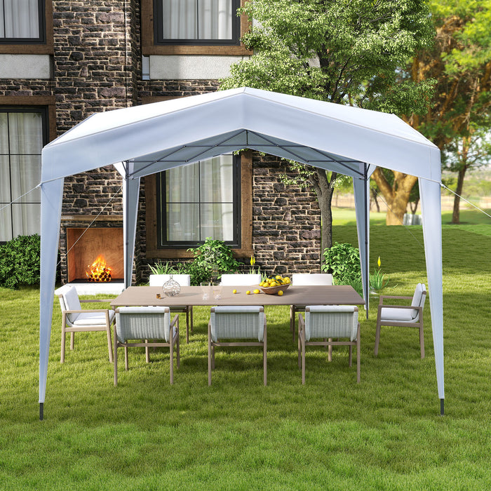 Pop up Canopy Tent with Portable Wheeled Bag 8 Stakes 4 Wind Ropes-