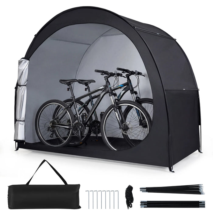 Portable Bicycle Shed with Waterproof PU Coated Oxford Fabric-