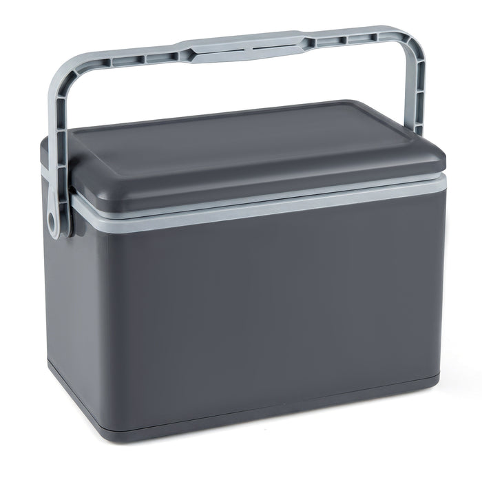 Portable Hard Cooler 12 L Injection Molded Insulated Ice Chest with Easy-Grip Handle-