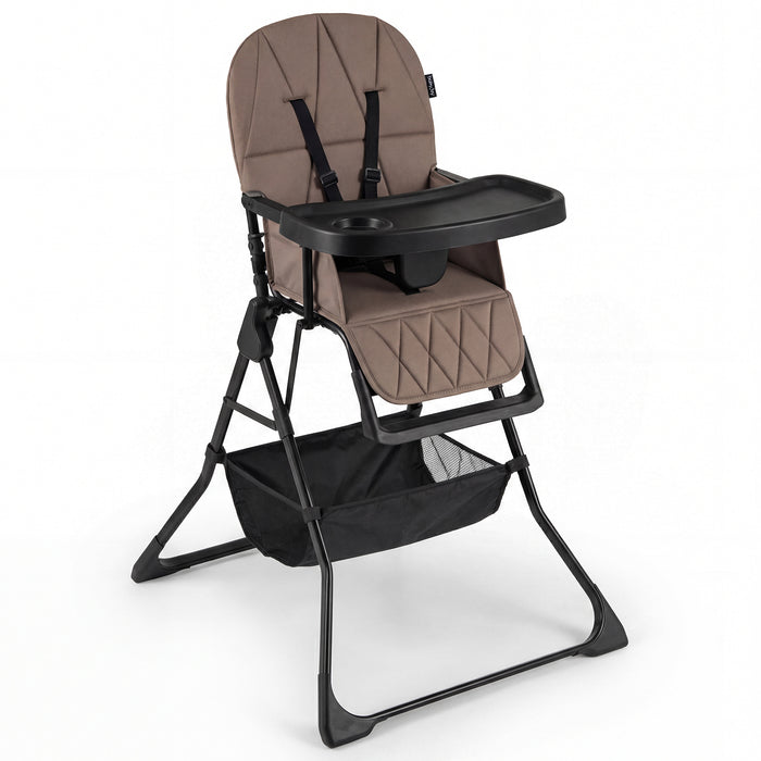 Portable High Chair with 3-Level Adjustable Tray and Footrest-