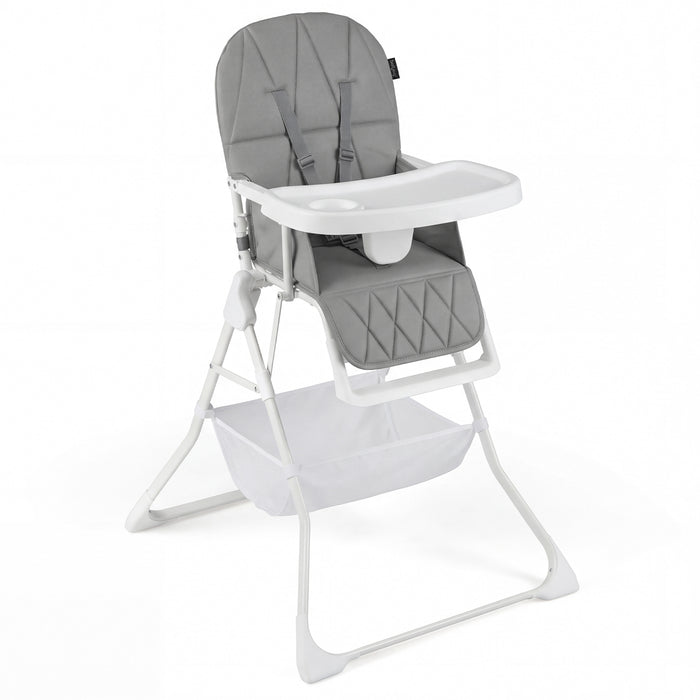 Portable High Chair with 3-Level Adjustable Tray and Footrest-