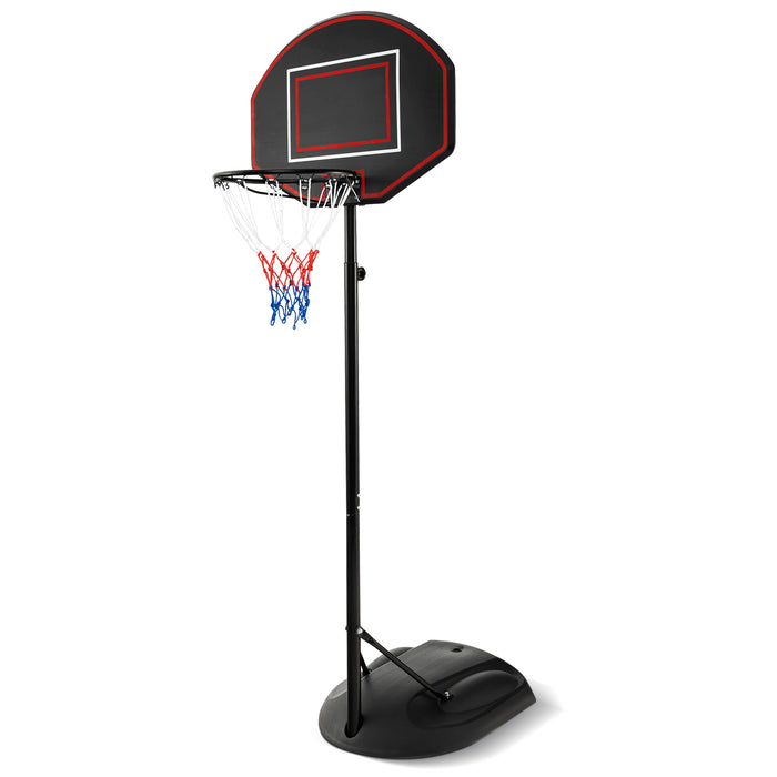 1.67 m-2.28 m Portable Basketball Hoop System with  Anti-
