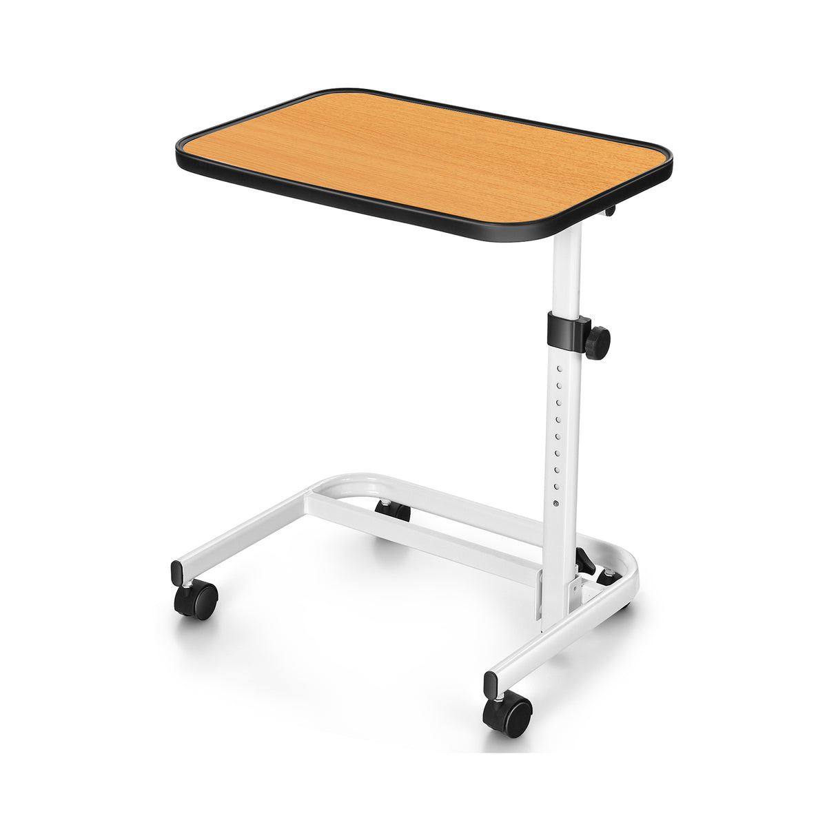 Portable Bedside Table with 9 Level Adjustable Height-