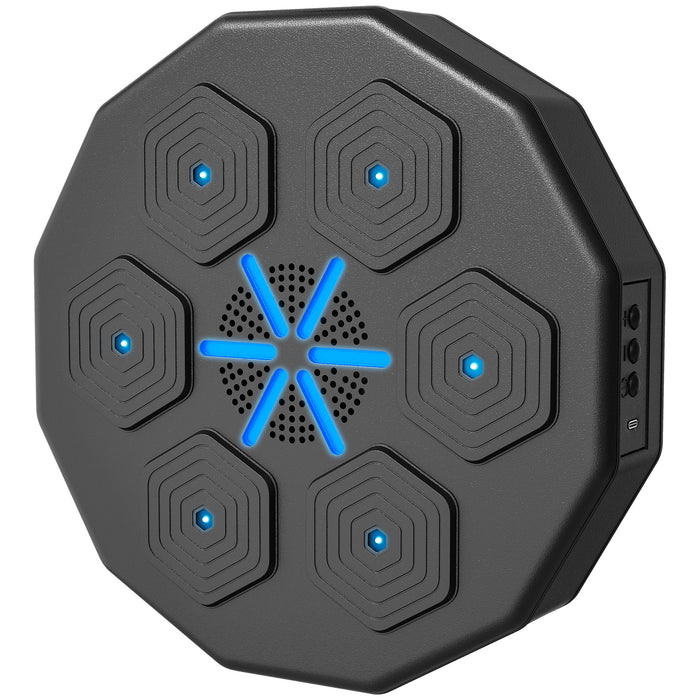 Punch Pro AudioBox - Wall-Mounted Beat Boxing Machine with Bluetooth & LED Lights - Perfect for Rhythmic Boxing Workouts