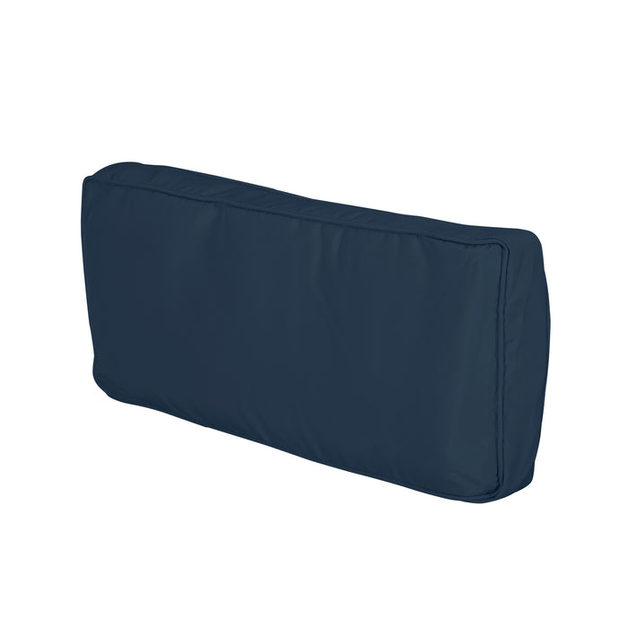 Outsunny Garden Rattan Sofa Cushion Polyester Cover Replacement Outdoor- No Cushion Included, Blue