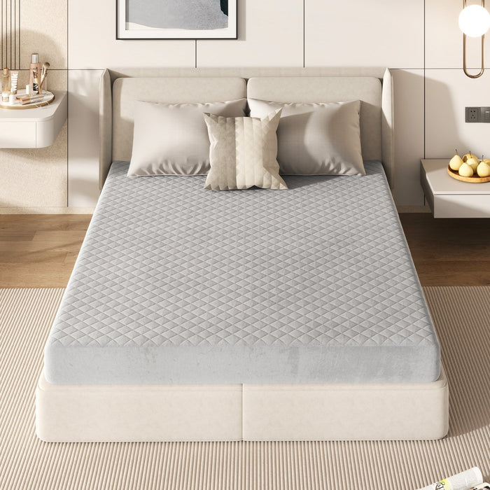 Twin/Queen/ Luxury Super Soft Velvet Mattress Protector-