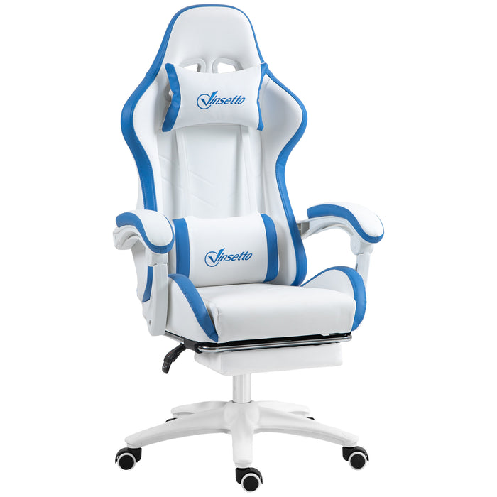 Racing Gaming Chair Model X150 - Ergonomic Reclining PU Leather Chair with Swivel, Footrest, and Lumbar Support - Ideal for Gamers and Home Office Comfort