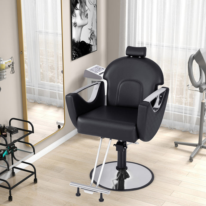 Reclining Salon Chair for Hair Stylist-
