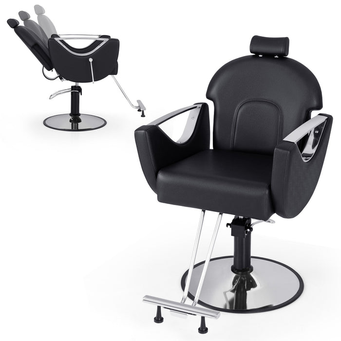 Reclining Salon Chair for Hair Stylist-