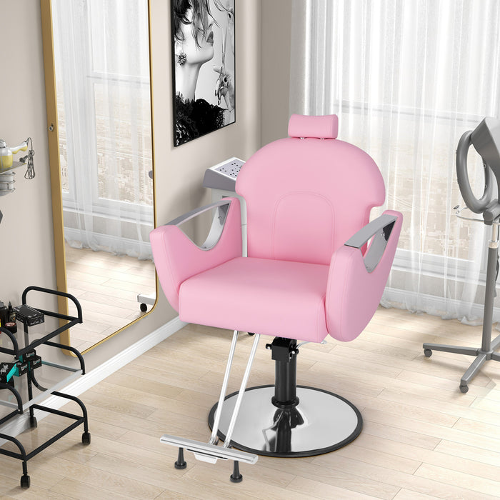 Reclining Salon Chair for Hair Stylist-