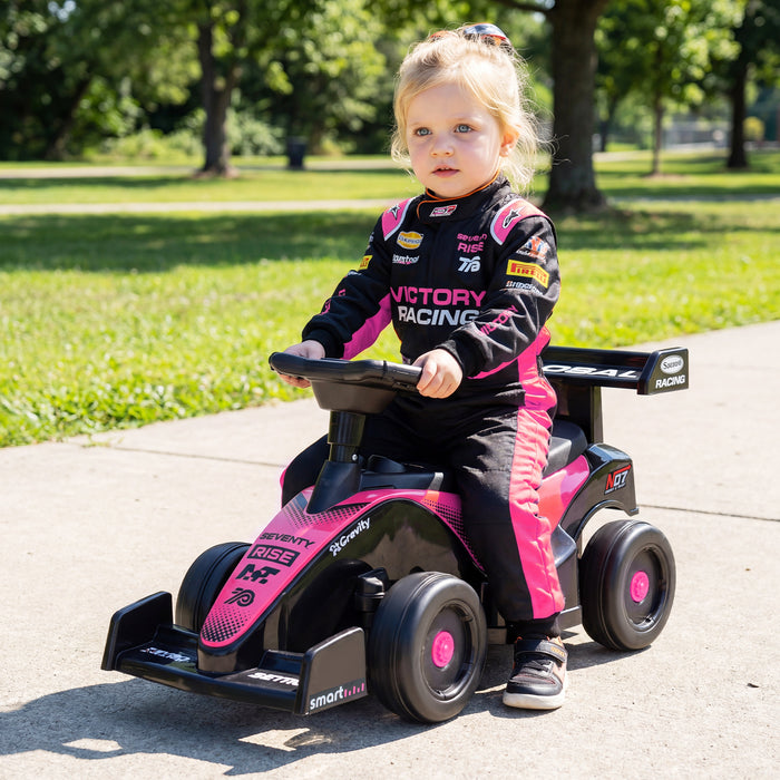Ride on Car Toddler Sliding Car with 3 Songs Under-Seat Storage-