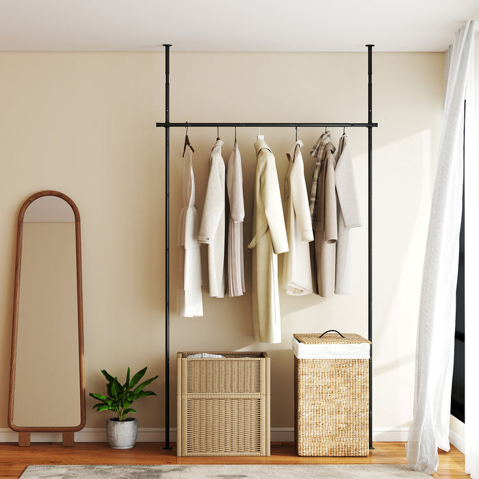 Room Divider Curtain Rod for Apartment No Drilling Required-