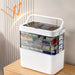 White Portable Medicine Storage Box — Heavy-Duty Plastic Organiser with Drawers & Doors (4/5/6 Floors)
