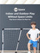 Foldable Children's Football Goal with Pump & Ball – Portable Soccer Set