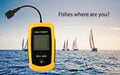 Portable 100m Sonar Fish Finder with Alarm — 45° Coverage Echo Sounder