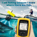 Portable 100m Sonar Fish Finder with Alarm — 45° Coverage Echo Sounder