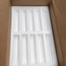Pack of 10 Glass Candle Tubes 5 cm x 25 cm – Transparent Wedding Props