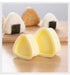 Triangle Onigiri Mould – Rice & Vegetable Roll Press, Small or Large, Food‑grade PP (Yellow/White)